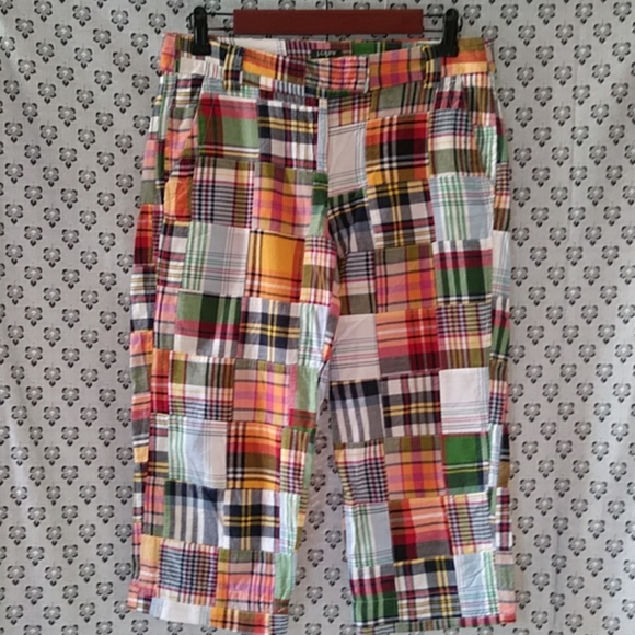 J. Crew Pants - J Crew Patchwork Crop Pants